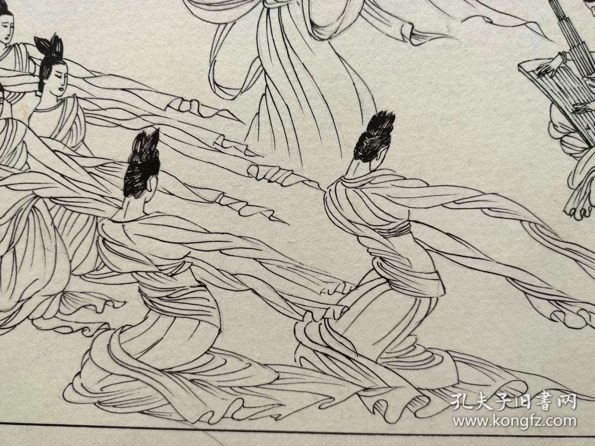 包真钢笔笔手绘连环画画稿原稿13张(应该是唐代故事之类的)