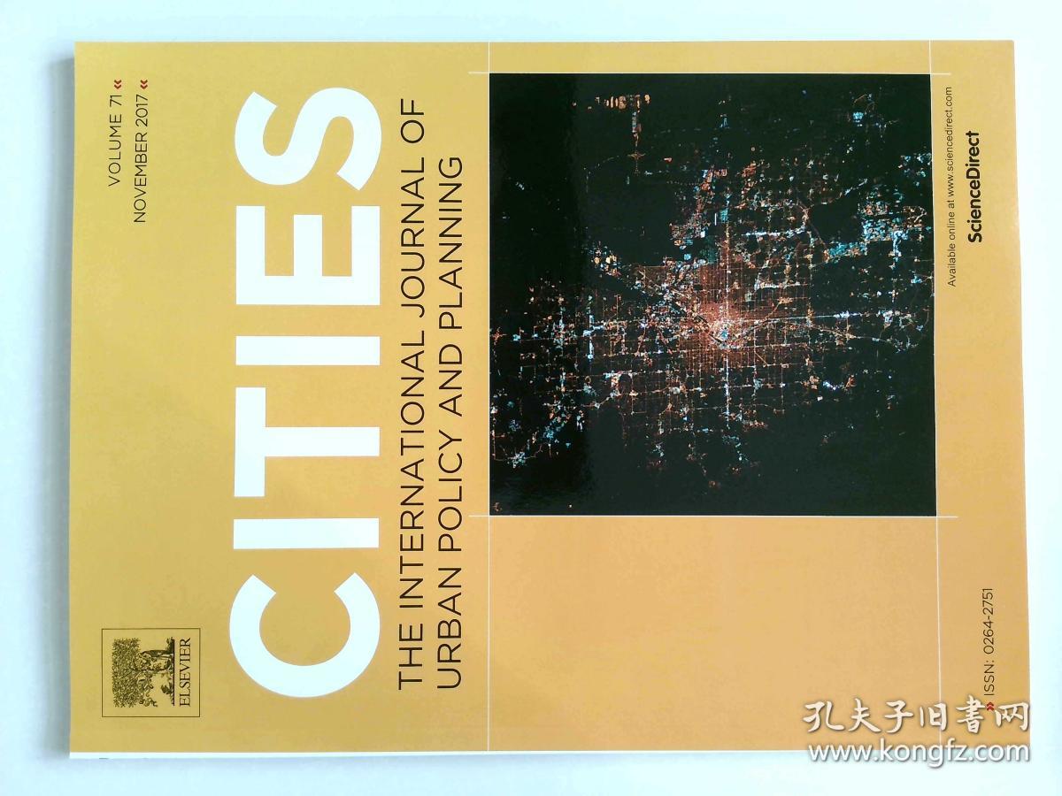 cities (journal) 11/2018 国际城市政策和规划学术论文原版期刊杂志