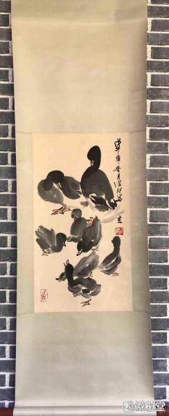 张朋 纯手绘 国画 (卖家包邮)工艺品