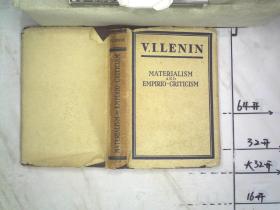 MATERIALISM AND EMPIRIO-CRITICISM唯物論與經驗批判論/英文原版書[