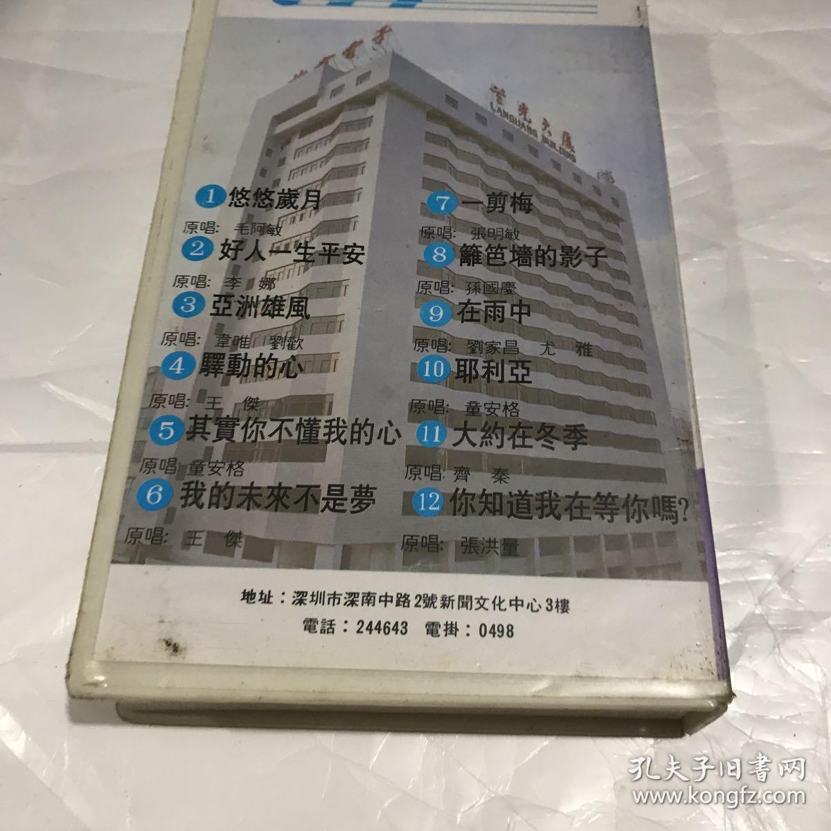 90年代老录像带 卡拉ok 金曲版 12首老歌 悠悠岁月 篱笆墙的影子等等