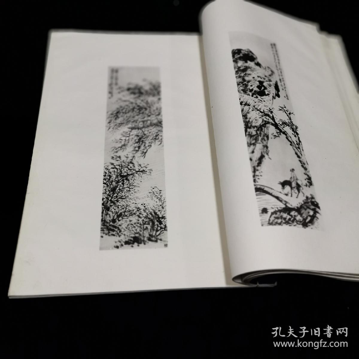 民国珂罗版精印王氏梓园旧藏白龙山人精品画册线装一册全王一亭清末