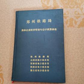 郑州铁路局集体企业财务管理与会计核算方法大32开精装