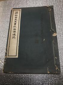 民国三十六年七版《谭祖安先生书麻姑仙坛记》封面有购书信息记载