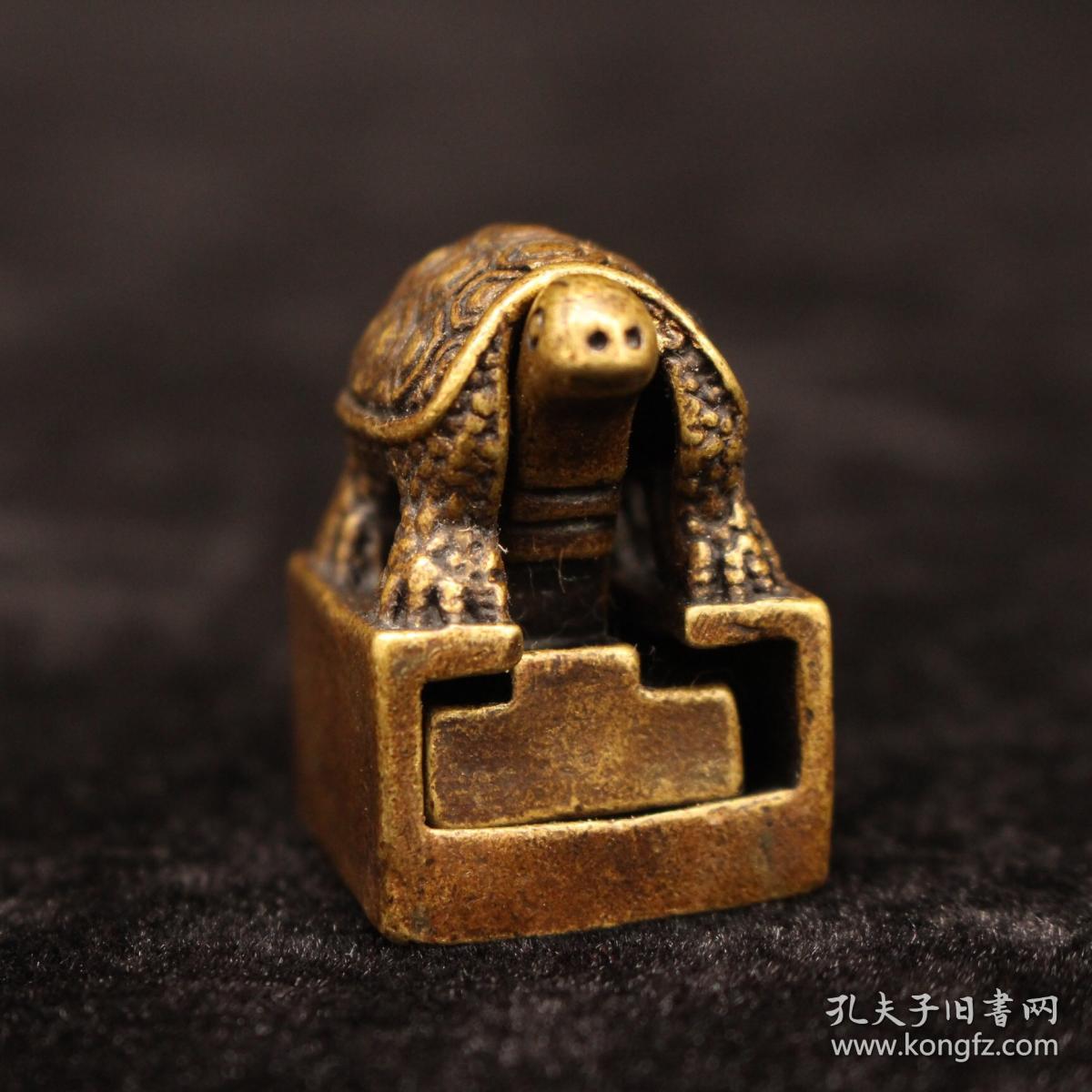 纯铜乌龟套印章