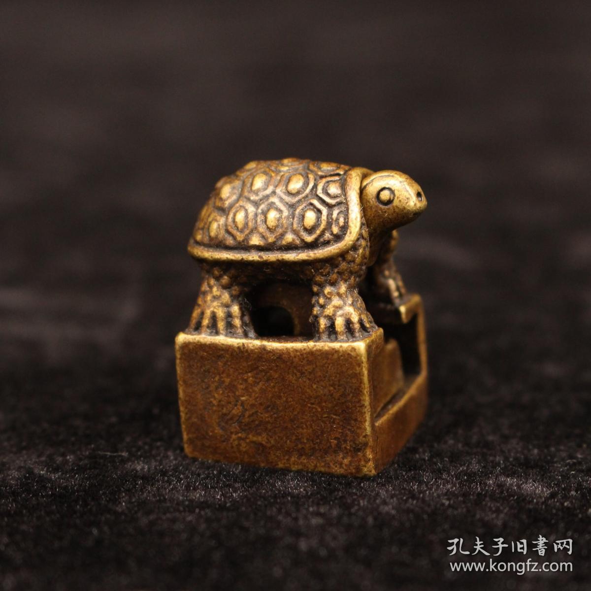 纯铜乌龟套印章