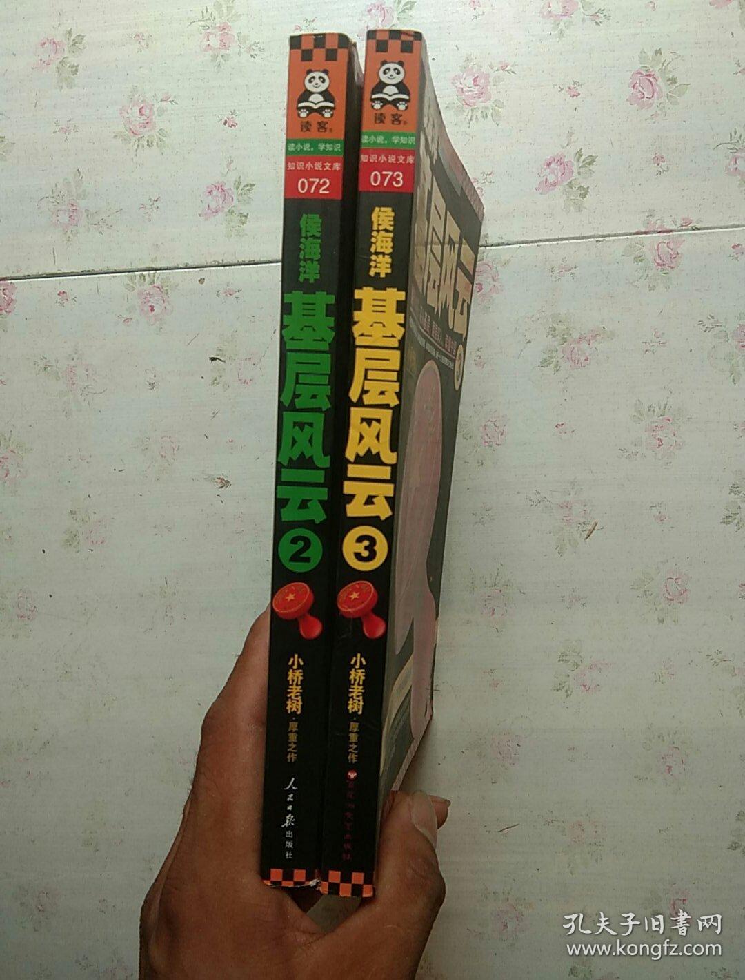 侯海洋基层风云23两册合售内页干净现货