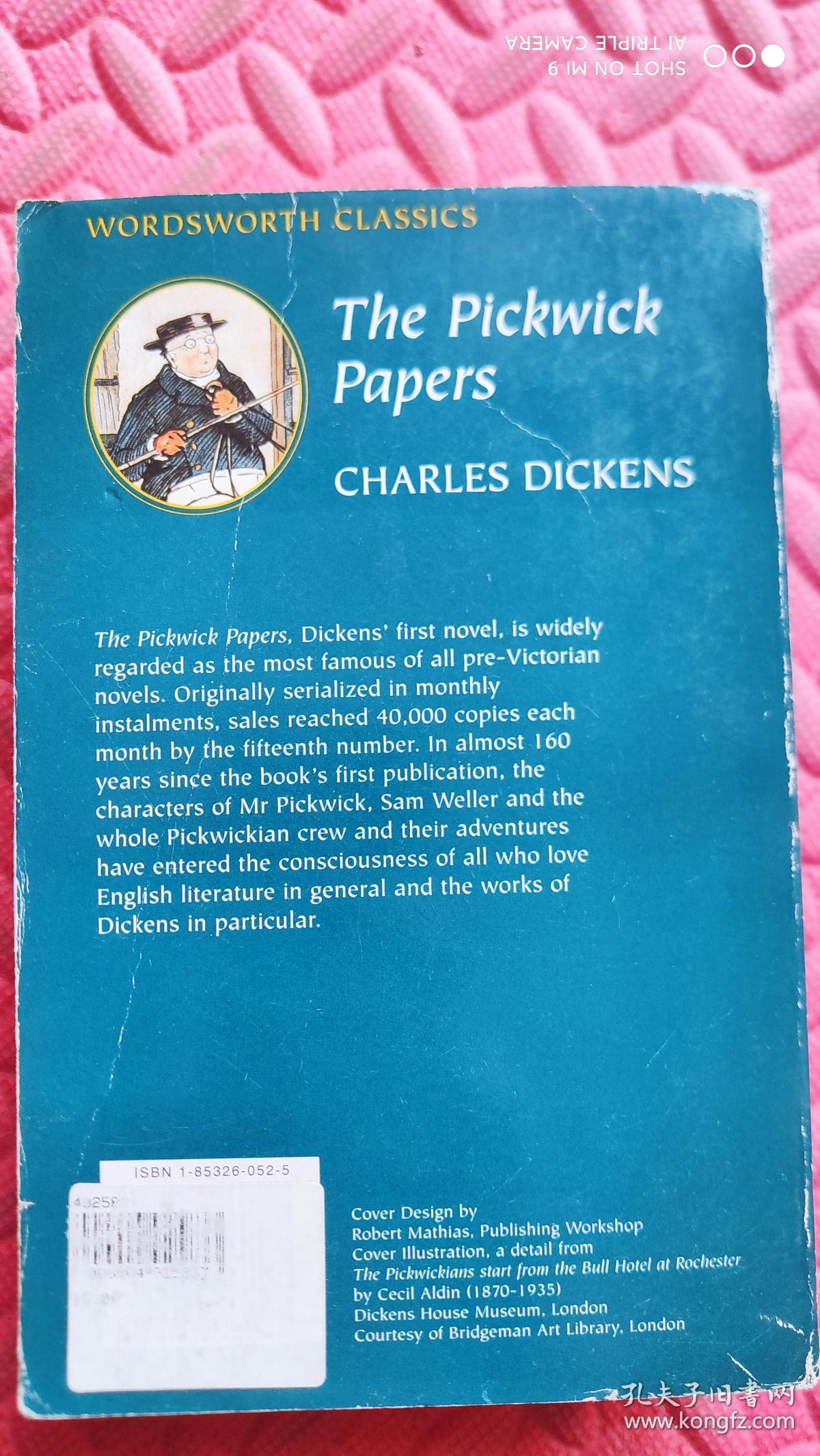 【英文原版】the pickwick papers 匹克威克外传(品相如图)