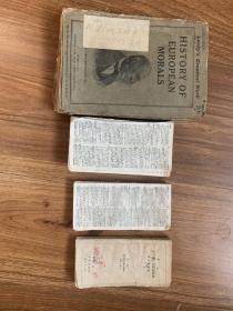 1929年欧洲道德史和2本日英字典合拍（残书）