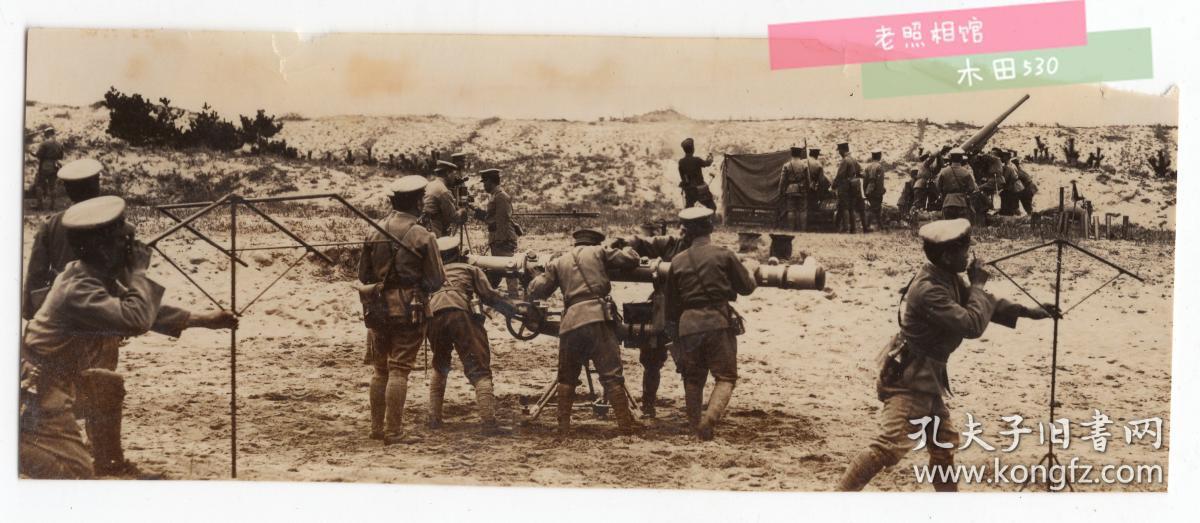 民国侵华日军生化部队老照片一组5张士兵均带防毒面具分别为生化部队