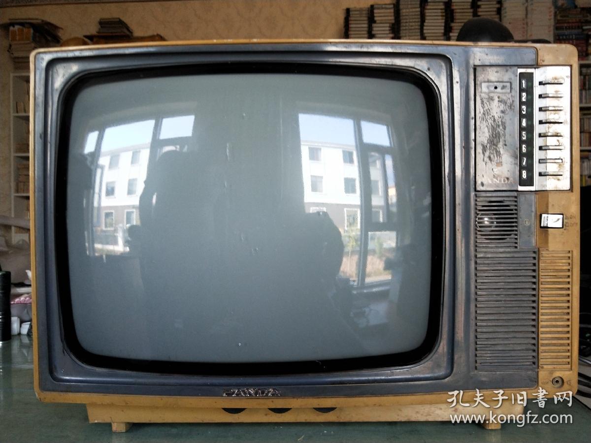熊猫牌17寸黑白电视机,功能正常.