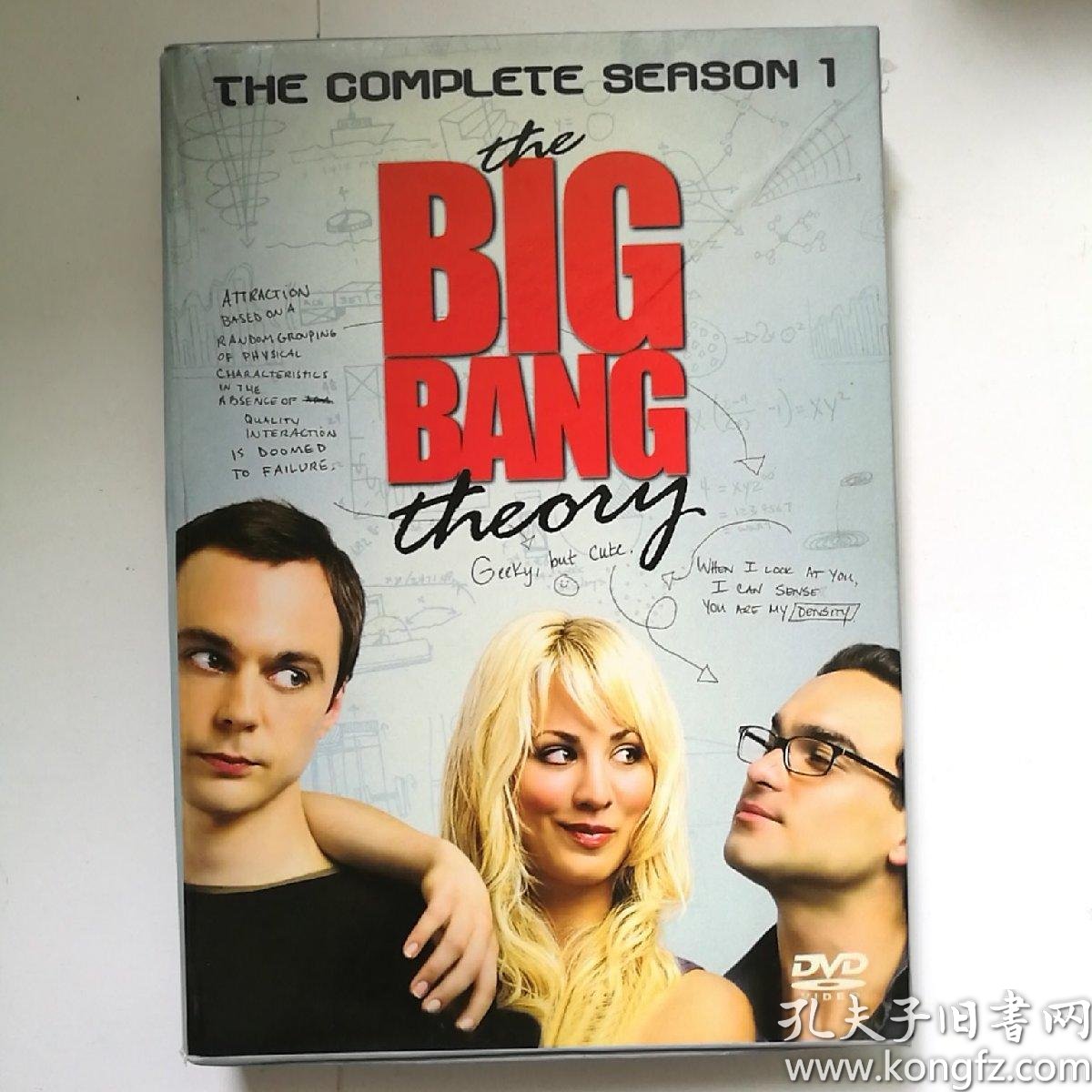 生活大爆炸 第一季 the big bong dvd【 正版精装 品新实拍 】