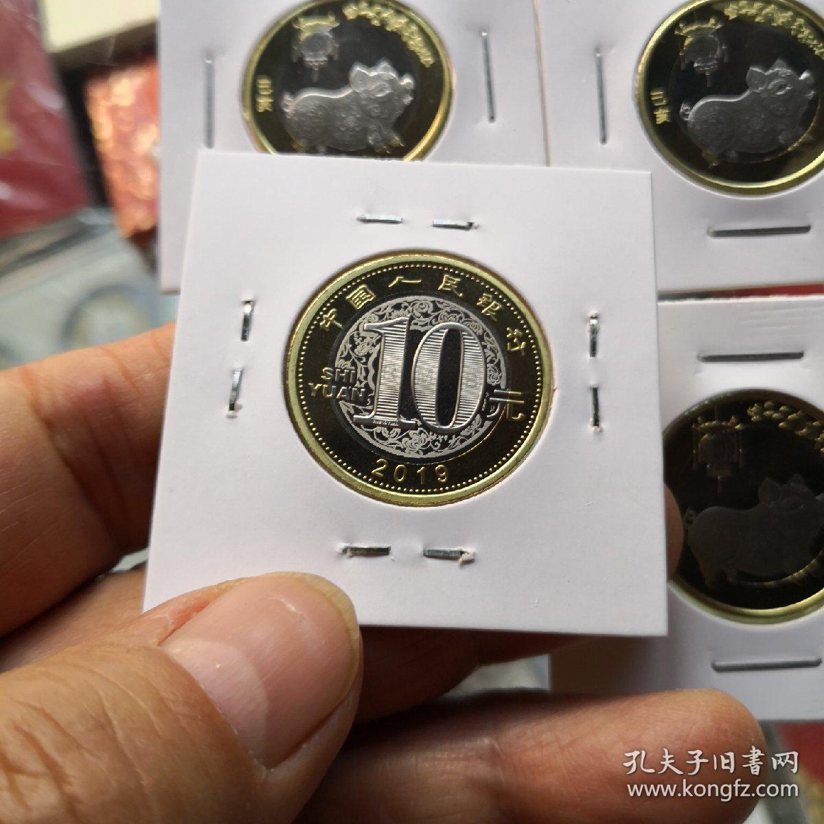 2019年生肖猪纪念币10元面值