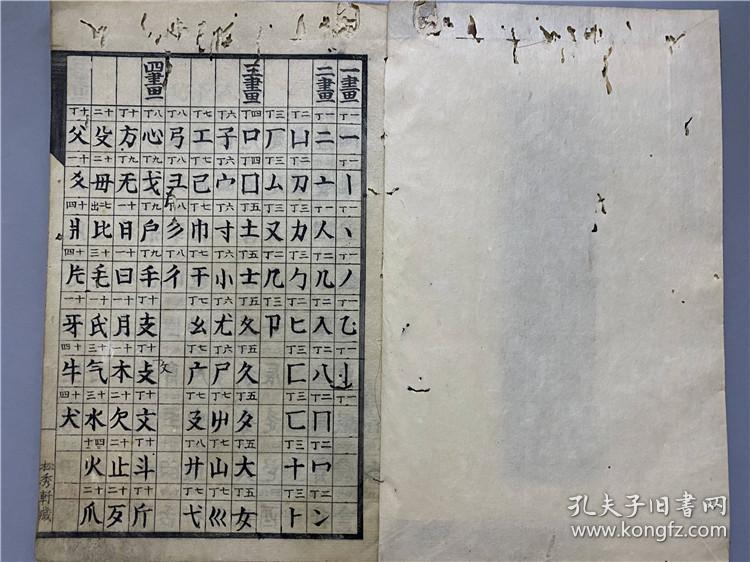 日本松秀轩藏无题汉字抄本1册全 按笔画排列 汉字旁边标记数字 具体用途不详 孔夫子旧书网 日本松秀轩藏无题汉字抄本1册全 按笔画排列 汉字旁边标记数字 具体用途不详 孔夫子旧书网