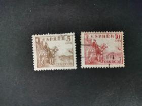 西班牙邮票（历史）：1937年的新价值 2枚