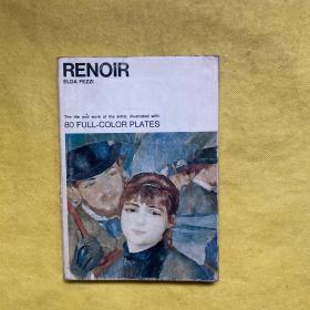 RENOIR：The Life and Work of the Artist Illustrated with 80 COLOUR PLATES