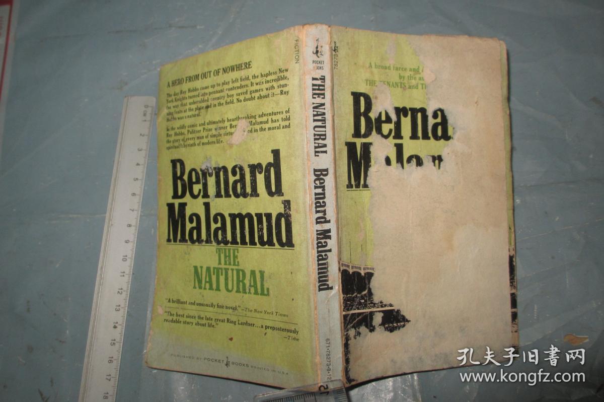 thenatural英文原版天生运动员bybernardmalamud1973三边刷红
