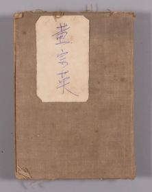 著名作家、表演艺术家、原中国作协理事 黄宗英1961年日记一册（约55页100面）HXTX320069