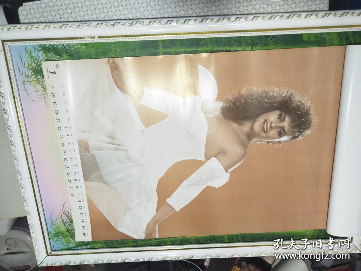 泳装美女渔网丝袜挂历姿1993外国美女13张全