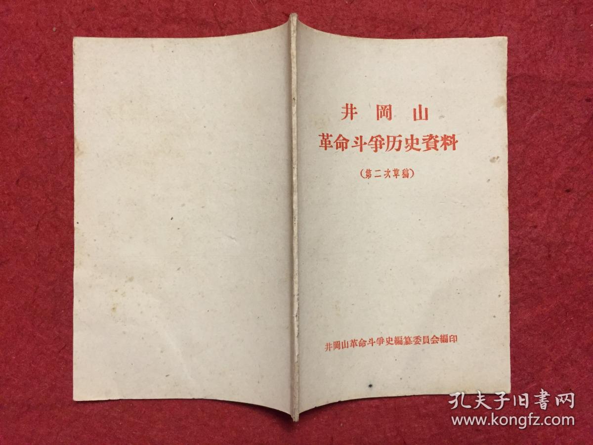 井冈山革命斗争历史资料(第二次草稿)
