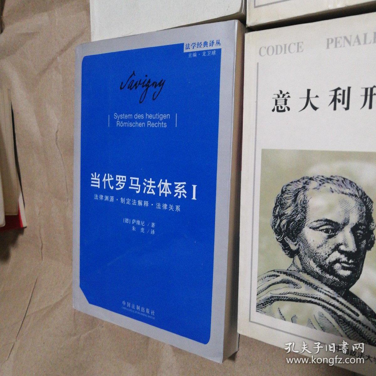 典 意大利刑法学原理 罗马法教科书 天主教法典注释 盖尤斯法学阶梯
