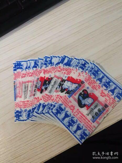 80年代大白兔奶糖糖纸共42张标价是42张的价