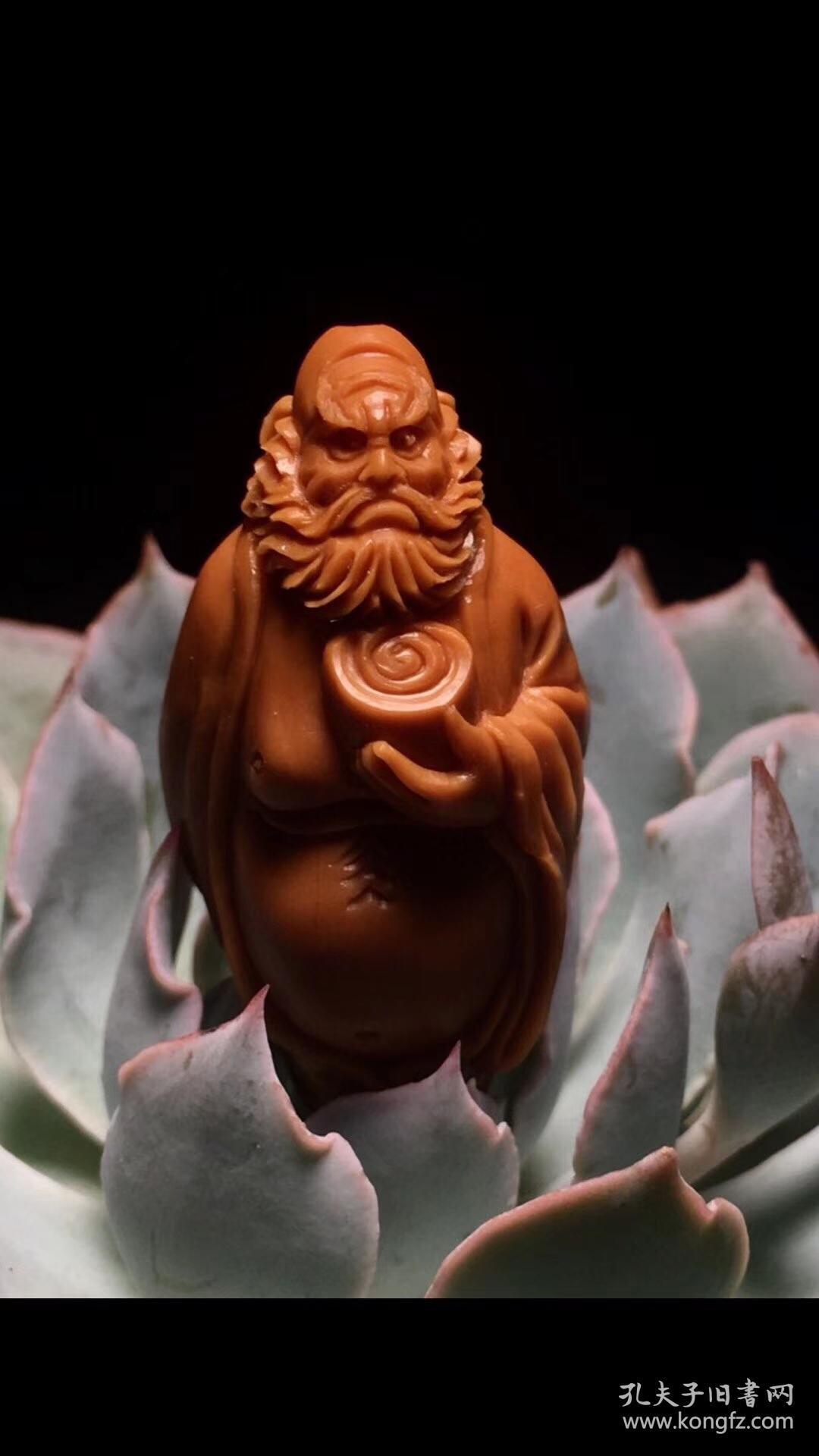 橄榄核精品单粒《钟馗》 工艺精湛1.95-2.03.9左右 创作性强.