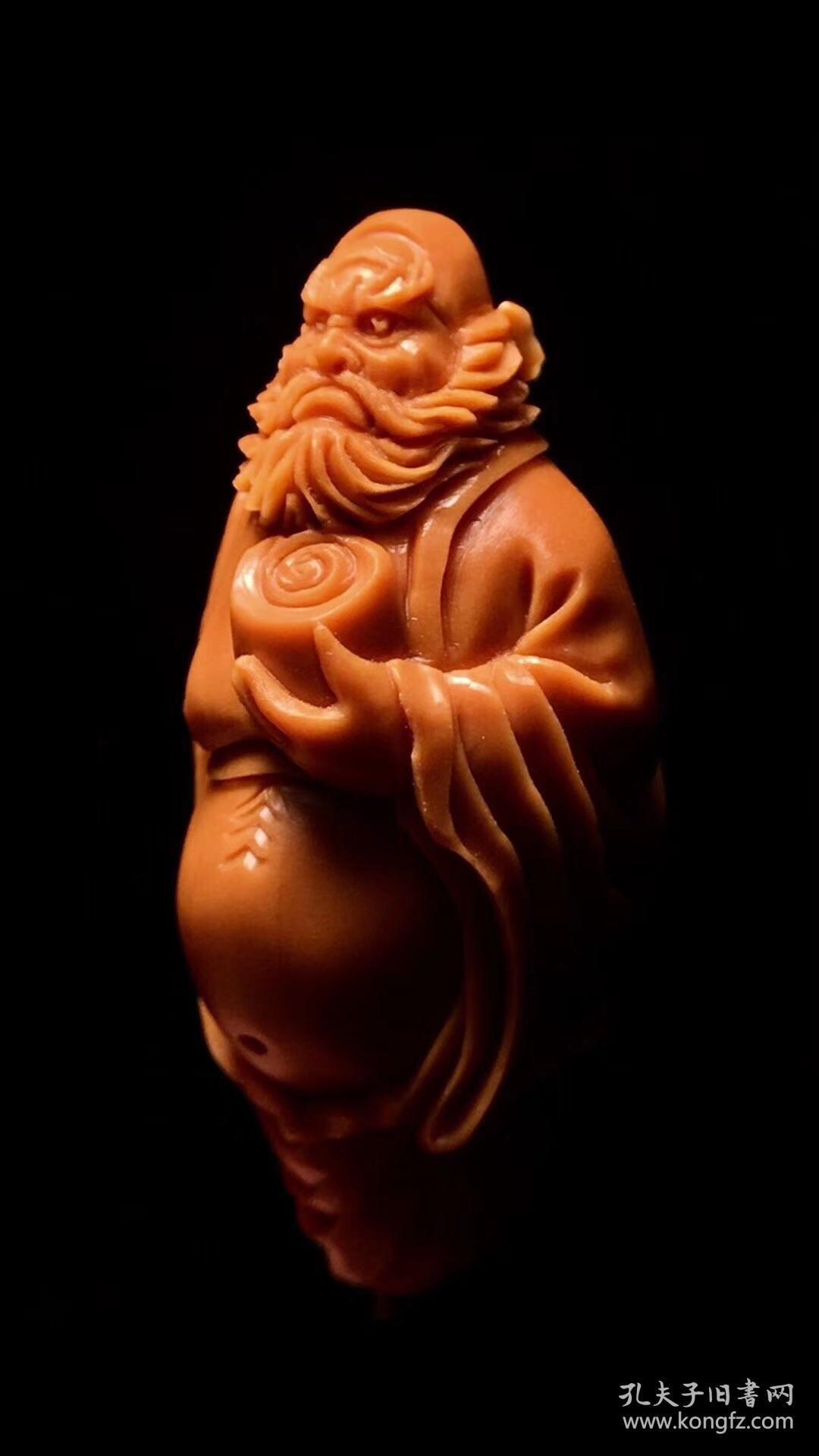 橄榄核精品单粒《钟馗》 工艺精湛1.95-2.03.9左右 创作性强.