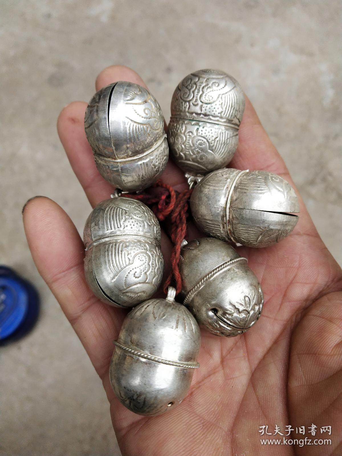 银器类;银铃5个一起卖同走