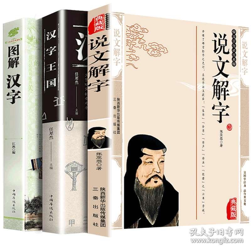 全3册说文解字原版原著正版汉字王国图解汉字彩图画说汉字说文解字许慎汉字树汉字的起源与演变汉字的演变识字中小学生课外书籍 孔夫子旧书网