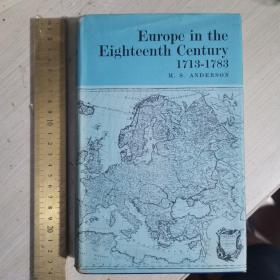Europe in the eighteenth century 1713-1783 history of Europe a history ideas western thoughts 十八世纪的欧洲 英文原版 精装