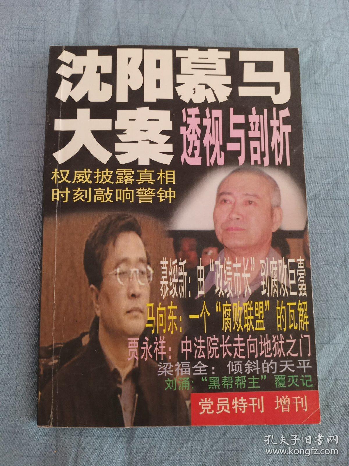 沈阳慕马大案透视与剖析