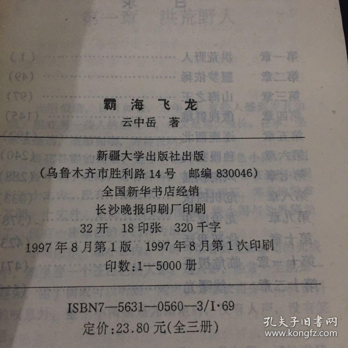 霸海飞龙 上中下