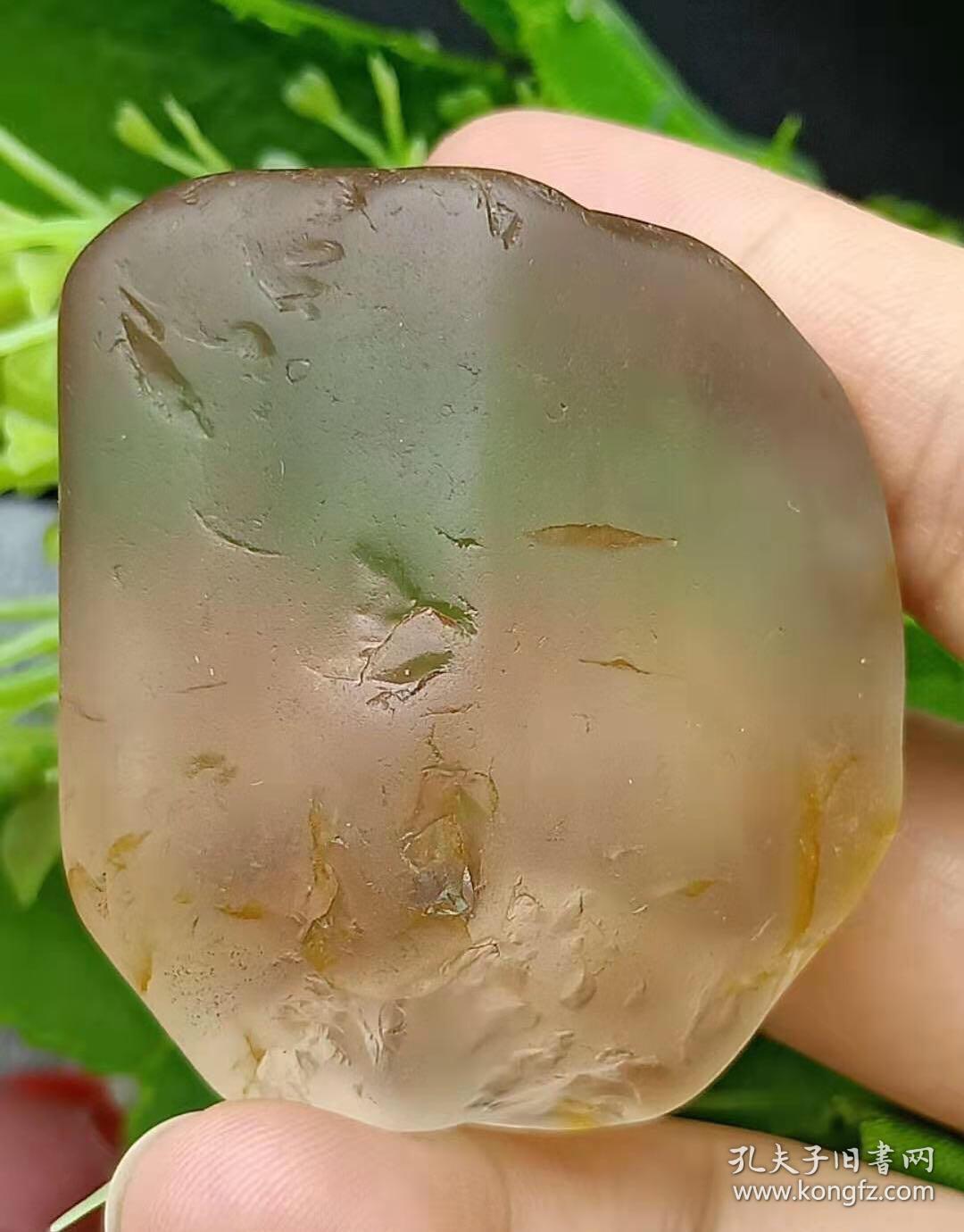 0091 天然洒金皮水晶原石