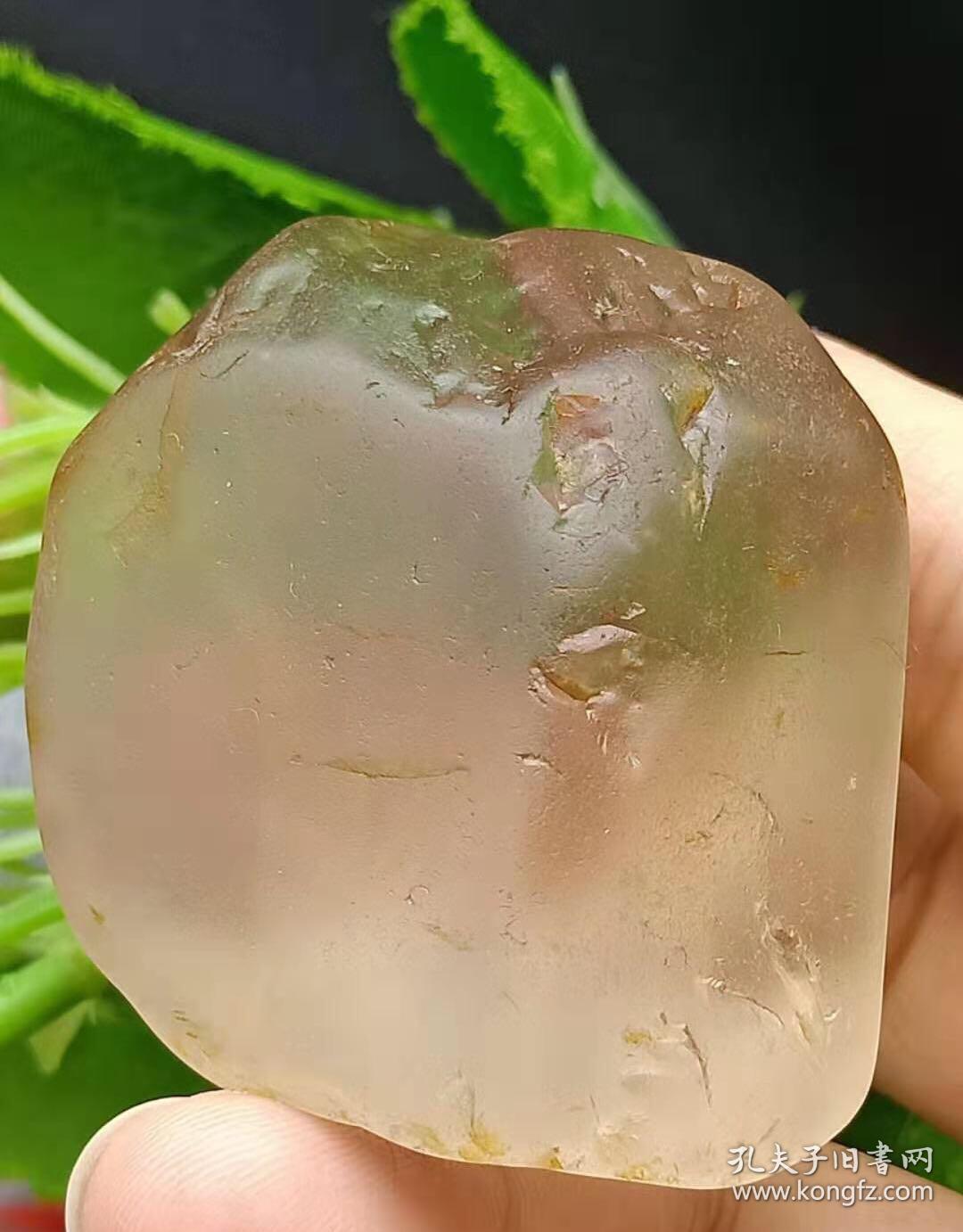 0091 天然洒金皮水晶原石