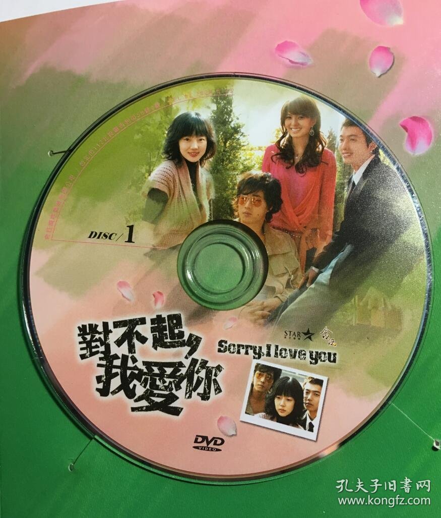 对不起我爱你苏志燮林秀晶连续剧dvd电视剧韩剧12碟含钰