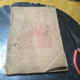 老练习本一个。记载大量医学妙方。本子写了一半多。