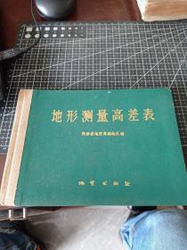 地形測量高差表