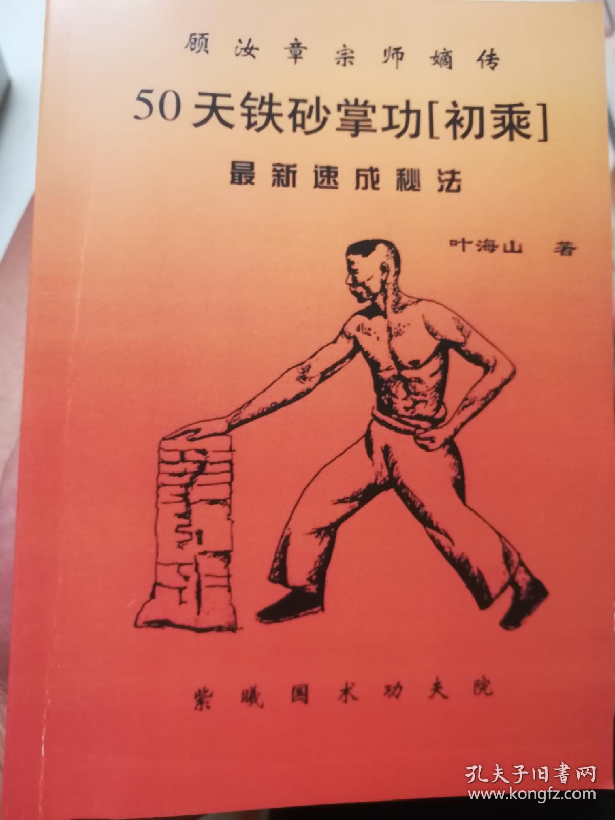 顾汝章宗师嫡传.铁砂掌功三册
