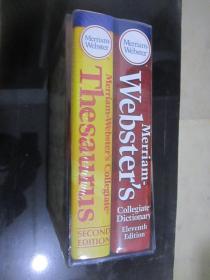 Merriam-Webster's Collegiate Reference Set  (Dictionary)    【2本合售，盒装】 16开，精装，未开封