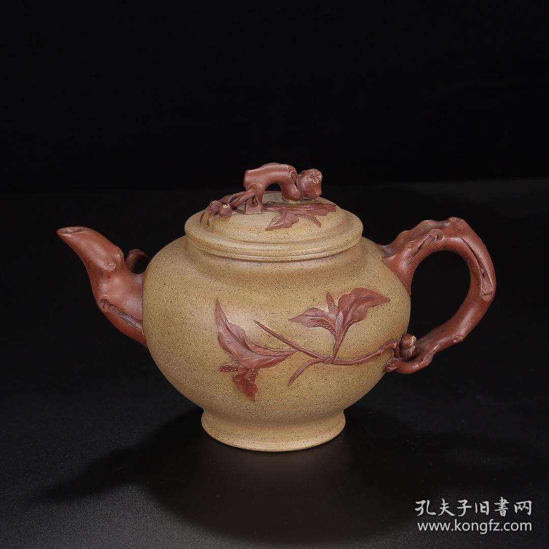 名家美壶 蔡艳原矿段泥《寿桃五件套》紫砂壶(难得佳玩· 紫砂精品)