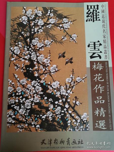 罗云梅花作品 画集 梅花作品集  中国 近现代 名家精品丛书 4开本临摹