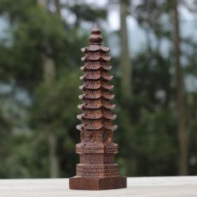越南沉香木木雕文昌塔十三层