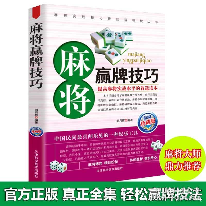 图说麻将赢牌技巧书 广东成都长沙贵州麻将技巧大全 书打麻将赢牌技巧