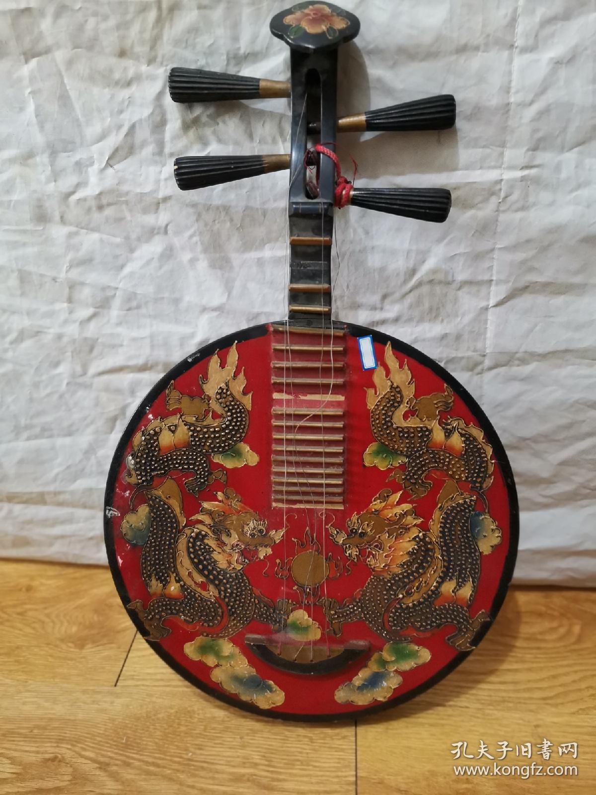 月琴 大漆绘画乐器 孔夫子旧书网 月琴 大漆绘画乐器 孔夫子旧书网