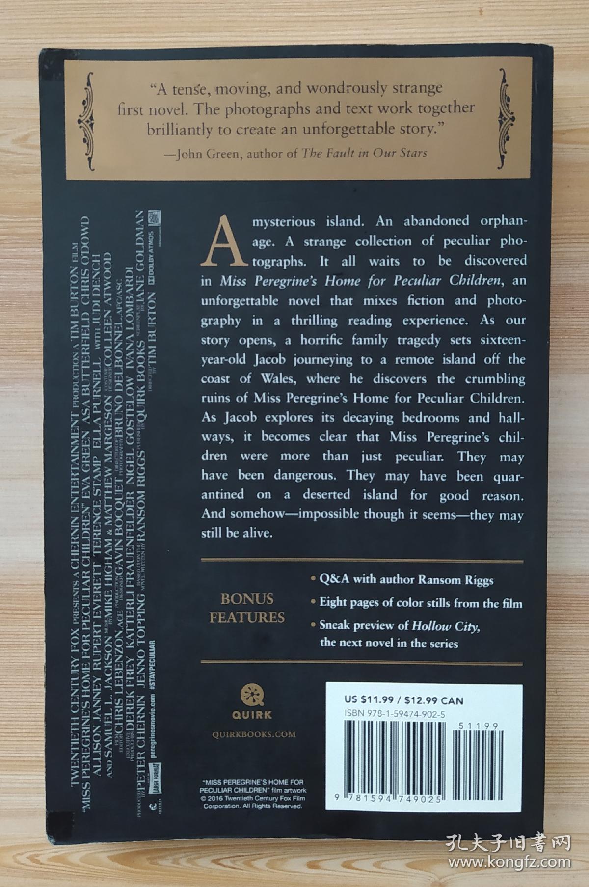英文原版书miss Peregrine S Home For Peculiar Children Movie Tie In Edition 1 Ransom Riggs Author 孔夫子旧书网
