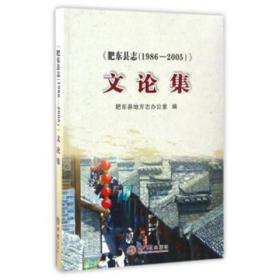 现货正版 肥东县志 (1986-2005) 文论集     FZ12方志图书