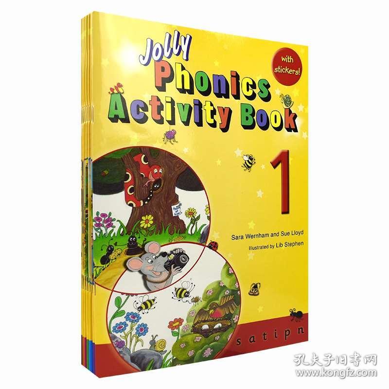 英语自然拼读phonics教材 Jolly Phonics Activity 7 Books 7册套装儿童英语启蒙3 6岁英文原版进口幼儿园英语字母发音 教材 孔夫子旧书网