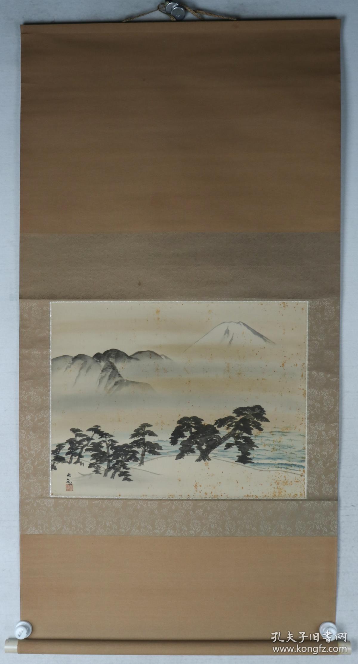 日本近现代著名画家 日本近代绘画之父 横山大观 1868 1958 水墨画一幅 绢本立轴 画心约1 8平尺 Hxtx 孔夫子旧书网 日本近现代著名画家 日本近代绘画之父 横山大观 1868 1958 水墨画一幅 绢本立轴 画心约1 8平尺 Hxtx 孔夫子旧书网