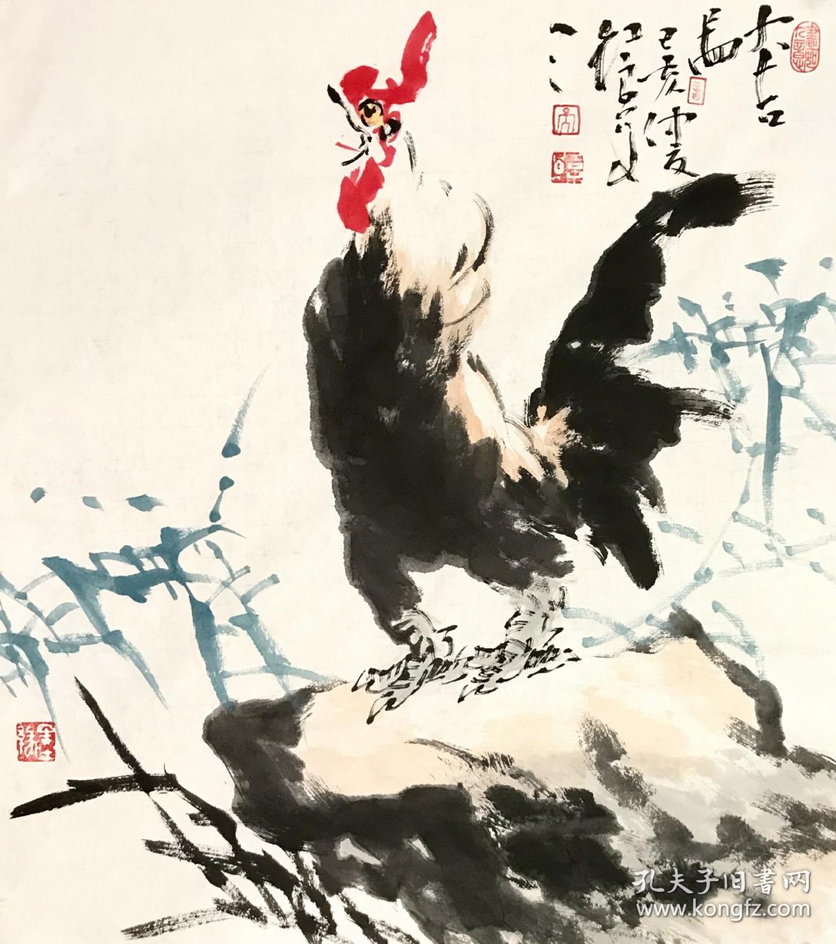 中国国画院副院长吴红良大吉图